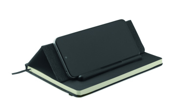 Лого трейд pекламные продукты фото: A5 notebook with phone holder