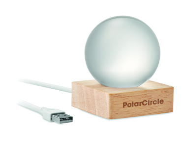 Лого трейд pекламные подарки фото: LED glass ball