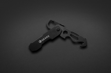 Лого трейд pекламные cувениры фото: Складной EDC-инструмент Gear X с карабином и резаком для посылок