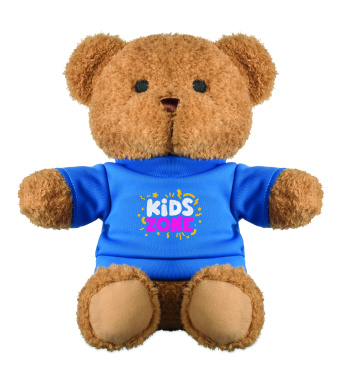 Лого трейд бизнес-подарки фото: Teddy bear with t-shirt 23 cm