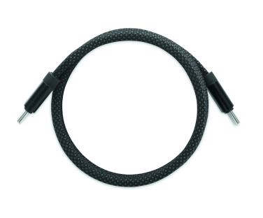 Логотрейд pекламные подарки картинка: Braided magnetic cable in RPET