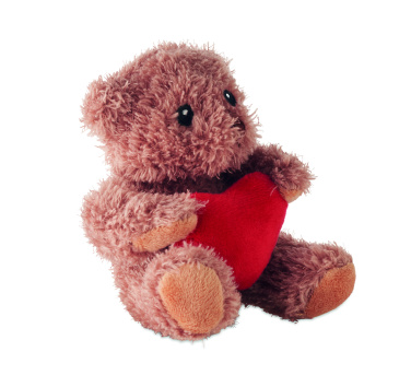 Лого трейд бизнес-подарки фото: Teddy bear plush with heart
