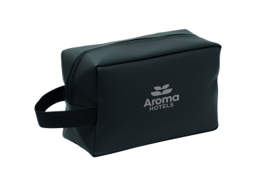 Лого трейд бизнес-подарки фото: Toiletry bag in 600D RPET