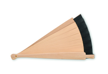 Логотрейд pекламные cувениры картинка: Wooden hand fan