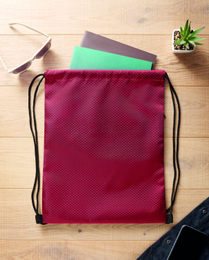 Логотрейд pекламные cувениры картинка: Drawstring bag in 420D RPET
