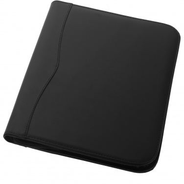 Logotrade profilreklam bild: Ebony A4-mapp med blixtlås