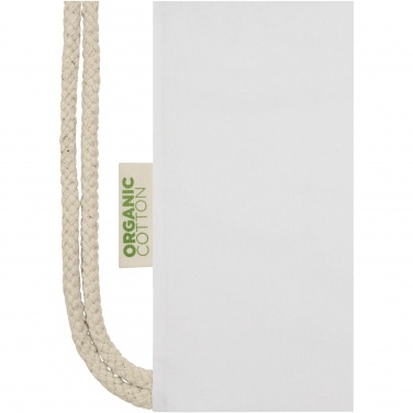 Logotrade profilprodukter bild: Orissa 100 g/m² ryggsäck med dragsnöre i ekologisk bomull 5L