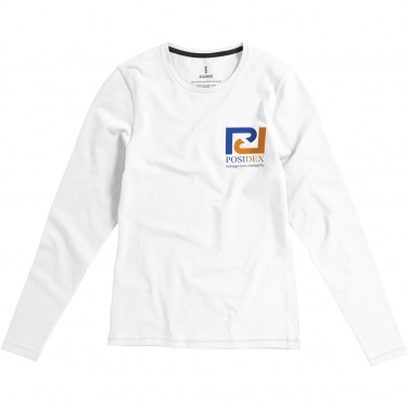 Logotrade profilprodukter bild: Ponoka långärmad ekologisk damtröja
