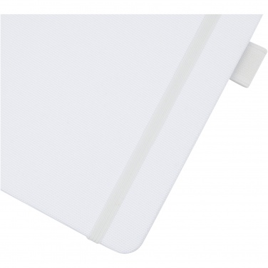 Logotrade profilprodukter bild: Honua A5 anteckningsbok i återvunnet papper med återvunnet PET-cover