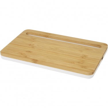Logotrade reklamprodukter bild: Medake 10 W trådlös bambu-laddare