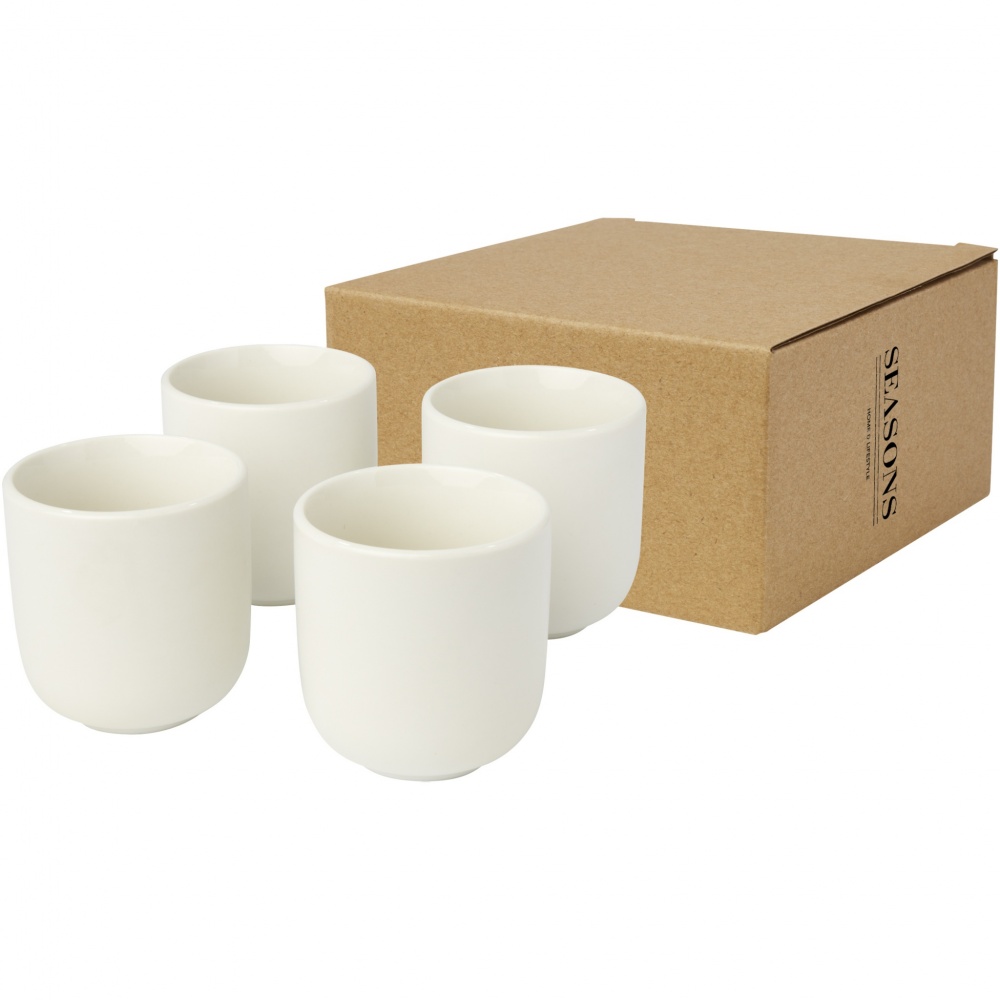 Logotrade profilreklam bild: Male fyra stycken 90 ml espressokopp