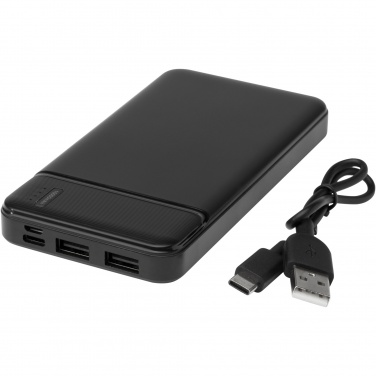 Logotrade profilreklam bild: Loop 10 000 mAh powerbank i återvunnen plast 