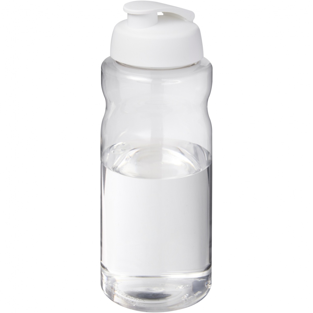 Logotrade profilprodukter bild: H2O Active® Big Base 1-liters sportflaska med uppfällbart lock