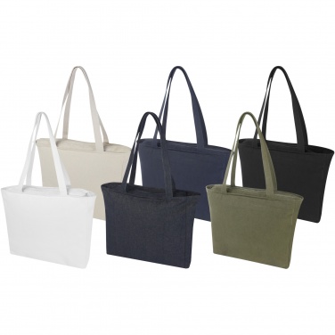 Logotrade presentreklam bild: Weekender tygväska av 500 g/m² Aware™-återvunnet material