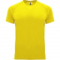 Bahrain kortärmad funktions T-shirt för barn, Gul