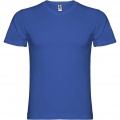 Samoyedo kortärmad v-ringad T-shirt för herr, Kungsblå