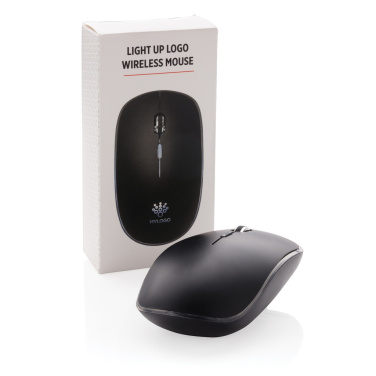 Logotrade kampanjprodukter bild: Light up logo trådlös mus