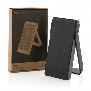 Logotrade profilprodukter bild: Skywave 10.000 mAh solcellspowerbank RCS återvunnen plast