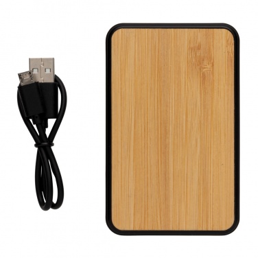 Logotrade profilreklam bild: 5.000 mAh powerbank i RCS återvunnen plast