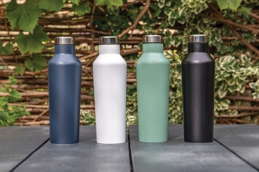 Logotrade profilprodukter bild: Modern stainless steel vakuumflaska