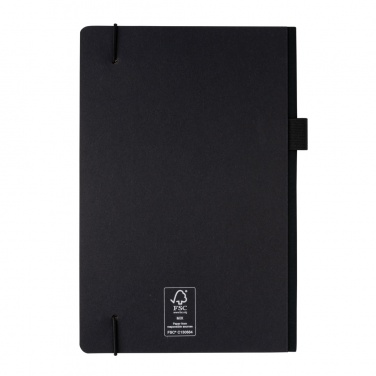 Logotrade profilprodukter bild: A5 lyxig hardcover anteckningsbok