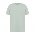 Iqoniq Kakadu relaxed t-shirt i återvunnen bomull, isberg grön