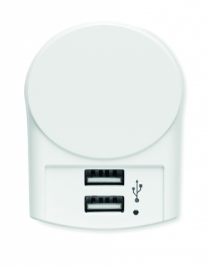 Logotrade profilprodukter bild: Skross Euro USB-laddare (2xA)