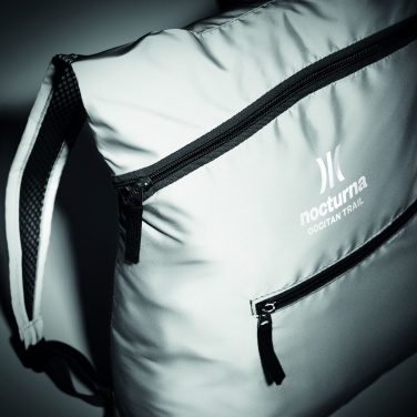Logotrade profilprodukter bild: Reflexryggsäck hopvikbar