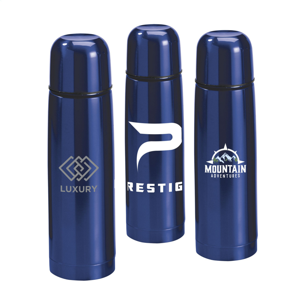 Logotrade reklamprodukter bild: ThermoColour RCS Återvunnet stål 500 ml termoflaska