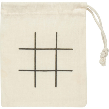 Logotrade reklamprodukter bild: Whorl tic-tac-toe-spel av trä