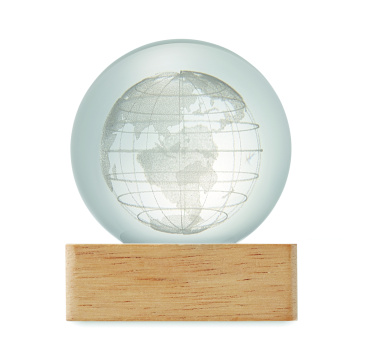 Logotrade profilprodukter bild: LED-glob glasboll