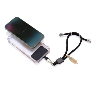 Logotrade profilprodukter bild: CarryLoop RCS  PET-justerbar telefonrem för mobiltelefon