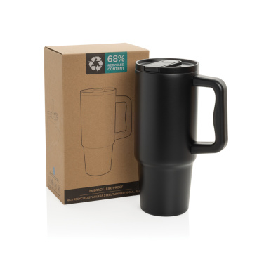 Logotrade reklamprodukter bild: Embrace Läcksäker RCS tumbler återvunnet rostfritt Stål