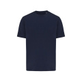 IQONIQ Nikko t-shirt i tung återvunnen bomull, marin