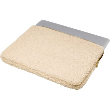 Logotrade kampanjprodukter bild: Bear 13 tums laptopfodral av GRS-återvunnen sherpa, 2 l