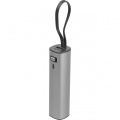 Powerbank 5 000 mAh DONCASTER, grå