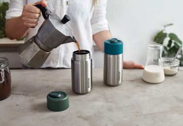 Logotrade kampanjprodukter bild: Black+Blum Isolerad läckagesäker resekopp i rostfritt stål