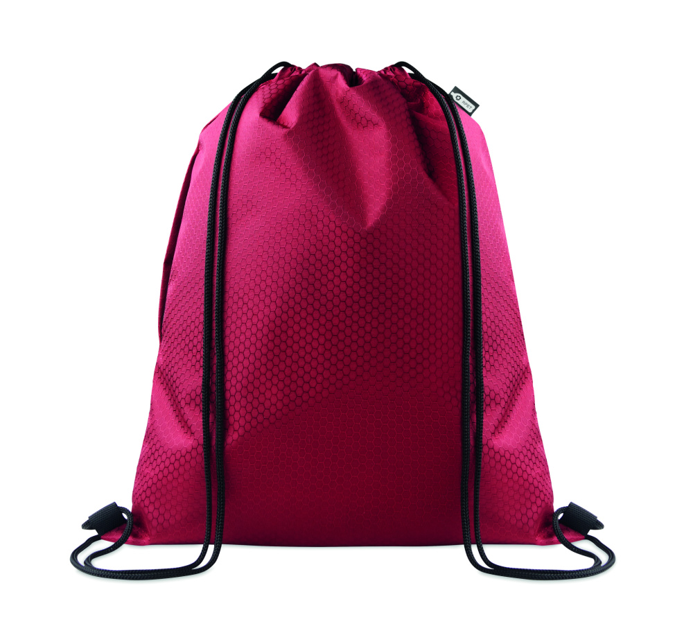 Logotrade profilprodukter bild: Gymnastikpåse i 420D RPET
