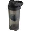 Forza 700 ml sportflaska med shakerboll, Svart