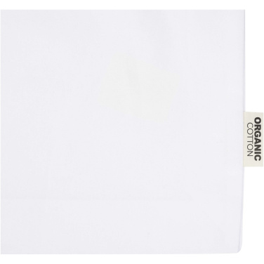 Logotrade presentreklam bild: Odisha 180 g/m² tygväska av ekologiskt OCS-material med bälg, 14 l