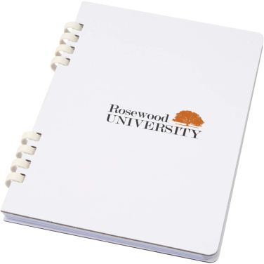 Logotrade kampanjprodukter bild: Fil A5 spiralbunden anteckningsbok med hårt omslag av RCS-återvunnet material