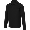 Apollo långärmad unisex piké, Svart