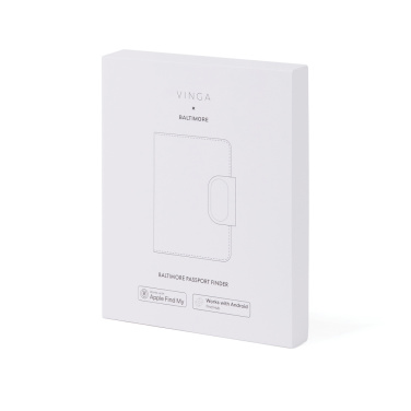 Logotrade presentreklam bild: VINGA Baltimore RCS Passport Cover With Finder Dual