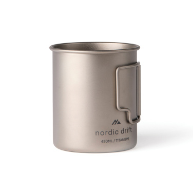 Logotrade presentreklam bild: Nordic Trail ultralätt titaniummugg 450 ml