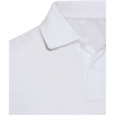 Logotrade profilreklam bild: Beryl 220 g/m² kortärmad unisex-pikétröja av återvunnet ekologiskt OCS-material
