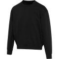Boris 280 g/m2 oversized unisex-tröja med rund hals, Svart